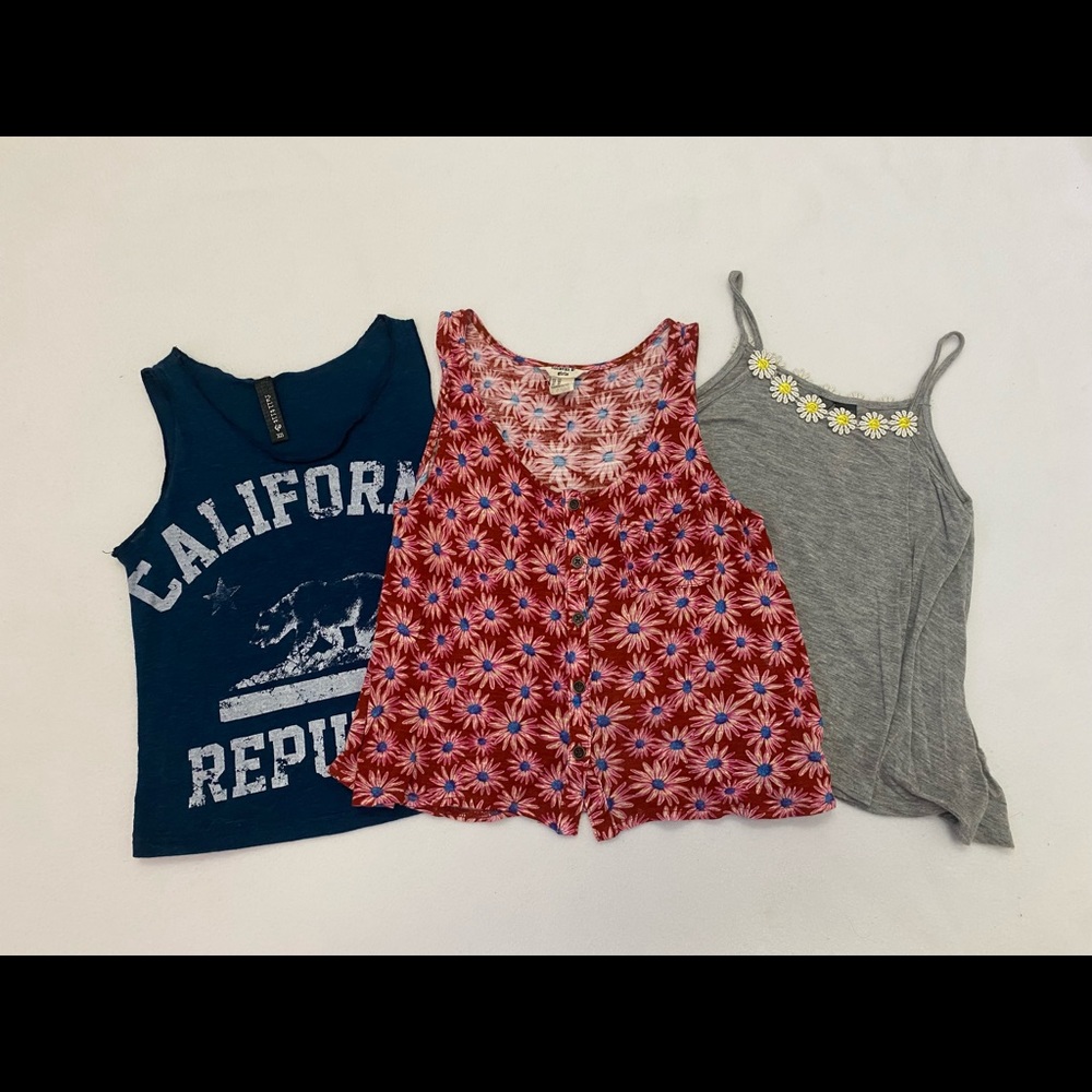 Girls size 5/6 XS Full Tilt forever 21 sleeveless tank top bundle